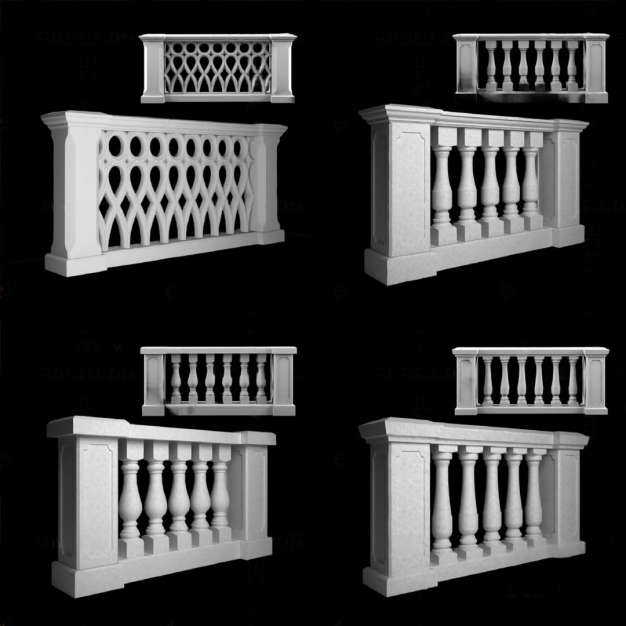 栏杆3D模型